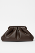THE MAXI CLUTCH - espresso