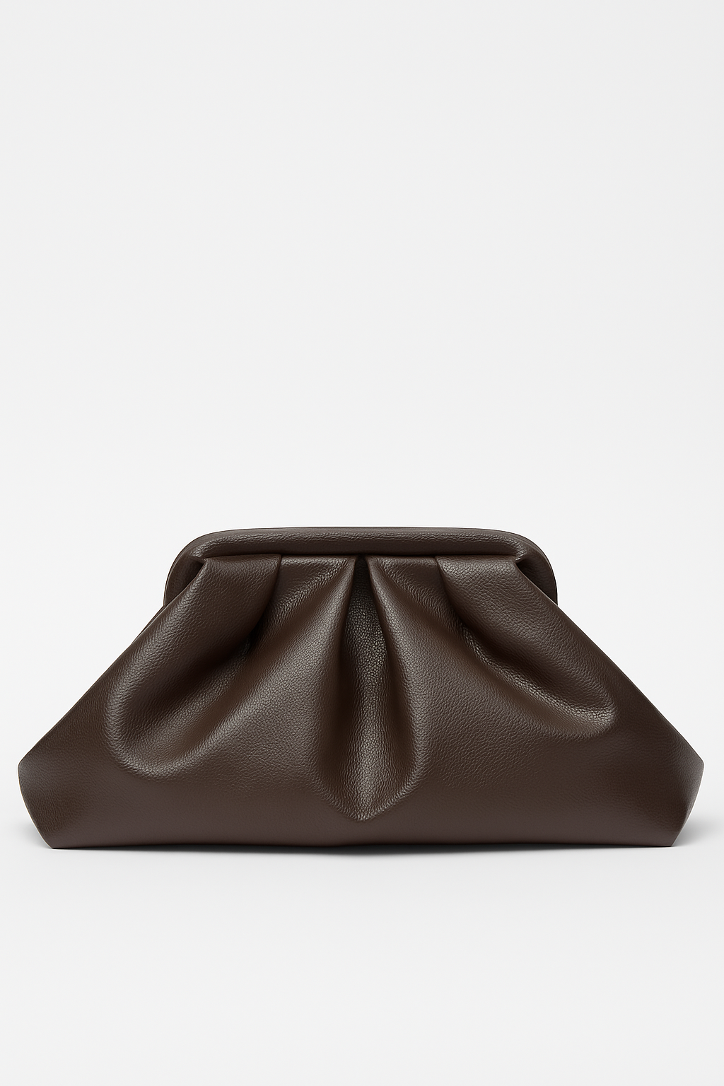 THE MAXI CLUTCH - espresso